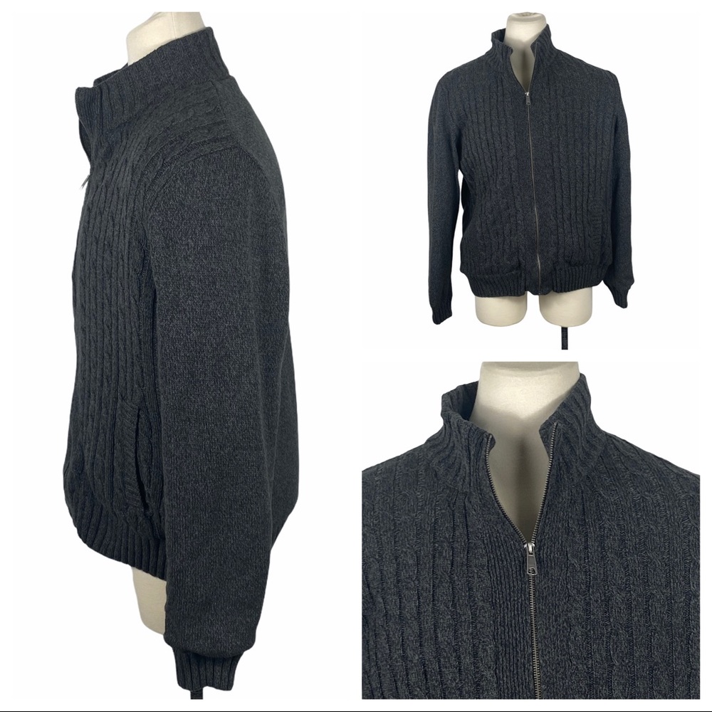 Boston Trader Fleece Lined Cable-Knit Sweater XXL